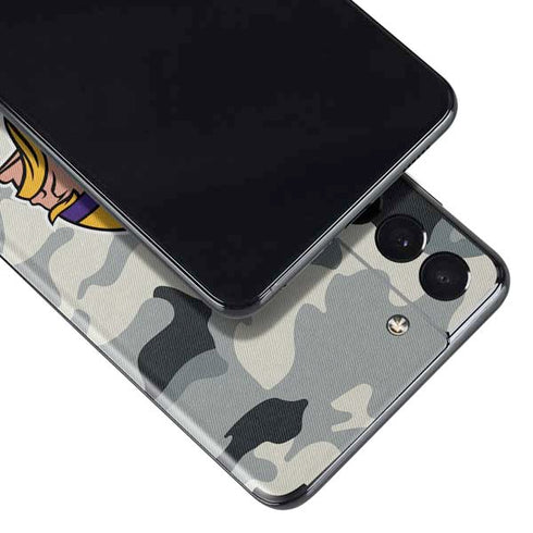 NFL Minnesota Vikings Camo Galaxy S21 Plus 5G Skin
