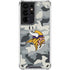 NFL Minnesota Vikings Camo Galaxy S21 Ultra 5G Clear Case