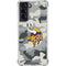 NFL Minnesota Vikings Camo Galaxy S22 Clear Case