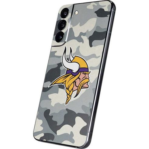 NFL Minnesota Vikings Camo Galaxy S22 Plus Skin
