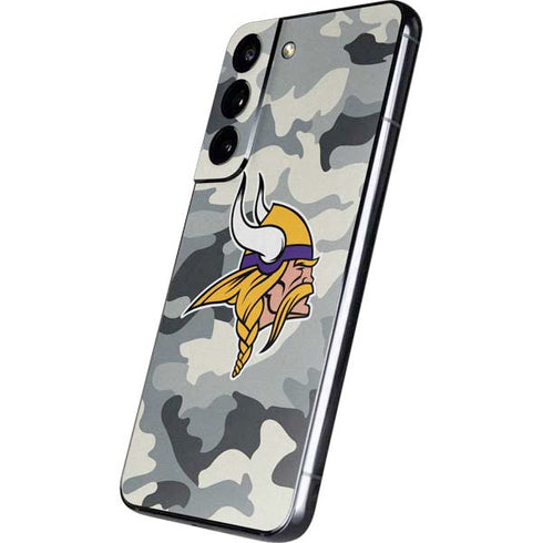 NFL Minnesota Vikings Camo Galaxy S22 Skin
