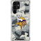 NFL Minnesota Vikings Camo Galaxy S22 Ultra Clear Case