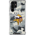 NFL Minnesota Vikings Camo Galaxy S22 Ultra Clear Case
