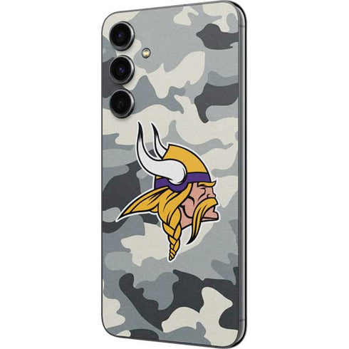 NFL Minnesota Vikings Camo Galaxy S23 FE Skin