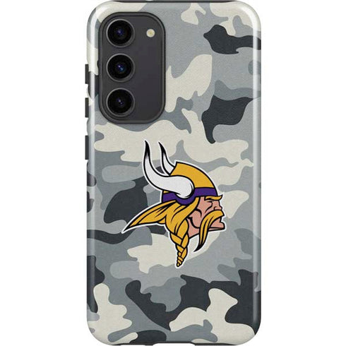 NFL Minnesota Vikings Camo Galaxy S23 Plus Pro Case