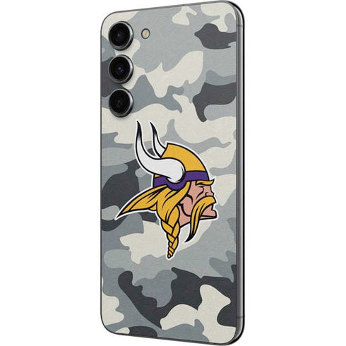 NFL Minnesota Vikings Camo Galaxy S23 Plus Skin