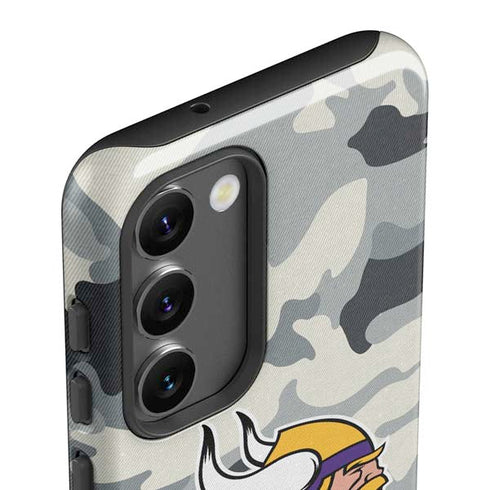 NFL Minnesota Vikings Camo Galaxy S23 Pro Case