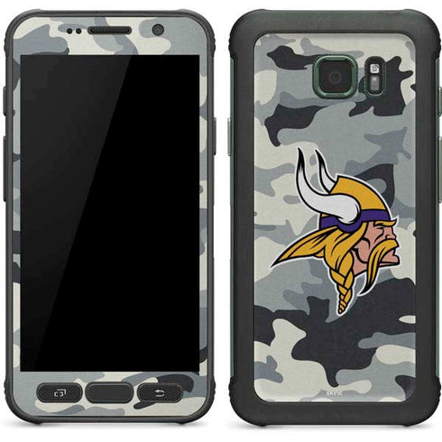 NFL Minnesota Vikings Camo Galaxy S7 Active Skin