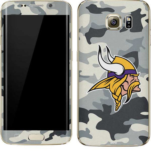NFL Minnesota Vikings Camo Galaxy S7 Edge Skin