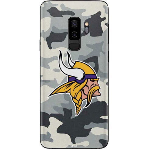 NFL Minnesota Vikings Camo Galaxy S9 Plus Skin