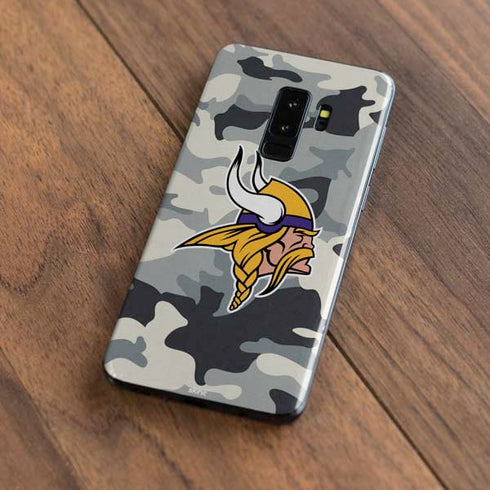 NFL Minnesota Vikings Camo Galaxy S9 Plus Skin