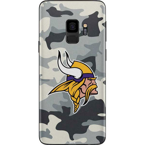 NFL Minnesota Vikings Camo Galaxy S9 Skin