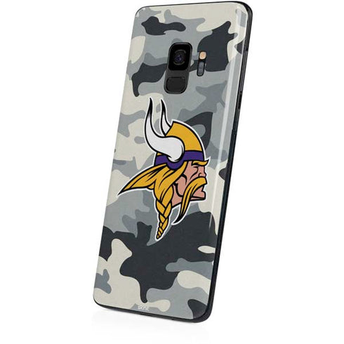 NFL Minnesota Vikings Camo Galaxy S9 Skin