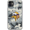 NFL Minnesota Vikings Camo iPhone 11 Clear Case