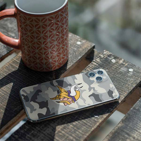 NFL Minnesota Vikings Camo iPhone 11 Pro Max Skin