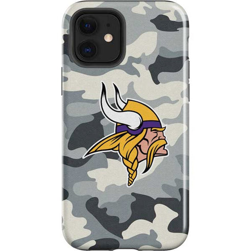 NFL Minnesota Vikings Camo iPhone 12 Impact Case