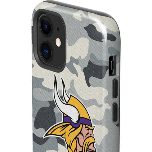 NFL Minnesota Vikings Camo iPhone 12 Impact Case