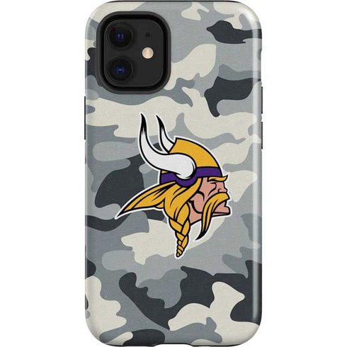 NFL Minnesota Vikings Camo iPhone 12 Mini Impact Case