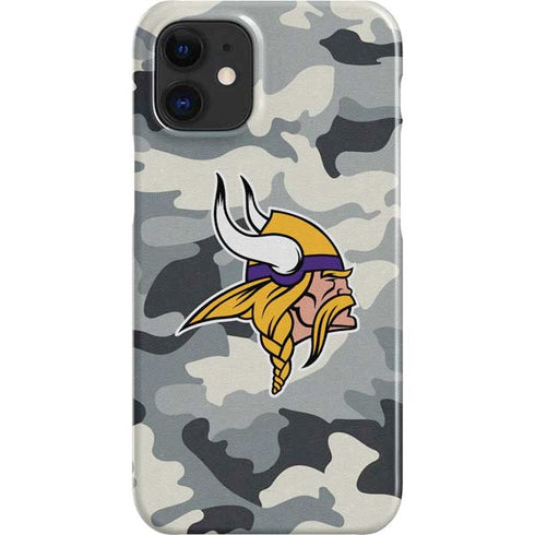 NFL Minnesota Vikings Camo iPhone 12 Mini Lite Case