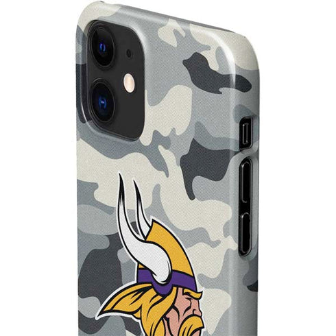 NFL Minnesota Vikings Camo iPhone 12 Mini Lite Case
