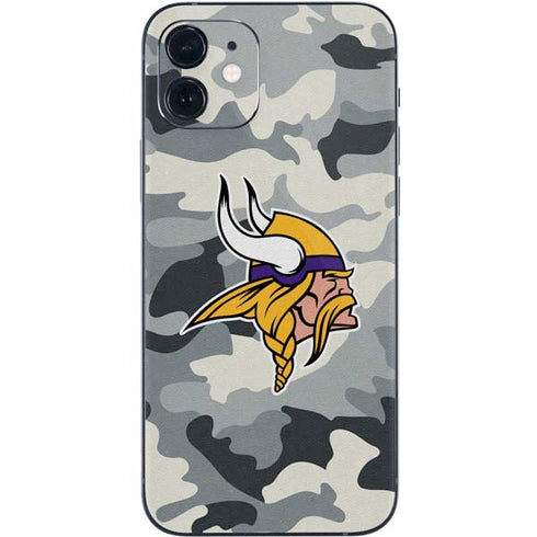 NFL Minnesota Vikings Camo iPhone 12 Skin