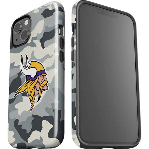 NFL Minnesota Vikings Camo iPhone 13 Impact Case