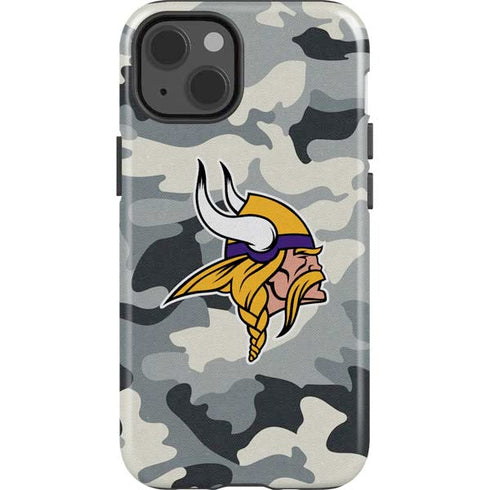 NFL Minnesota Vikings Camo iPhone 13 Impact Case