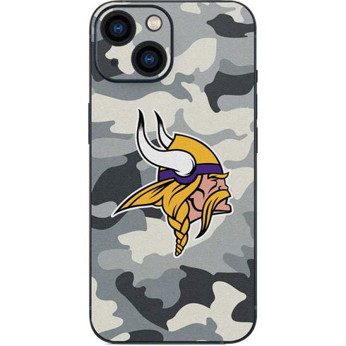 NFL Minnesota Vikings Camo iPhone 13 Mini Skin