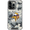 NFL Minnesota Vikings Camo iPhone 13 Pro Clear Case