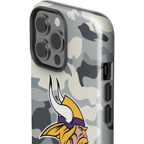 NFL Minnesota Vikings Camo iPhone 13 Pro Max Impact Case