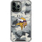 NFL Minnesota Vikings Camo iPhone 15 Pro Max Clear Case
