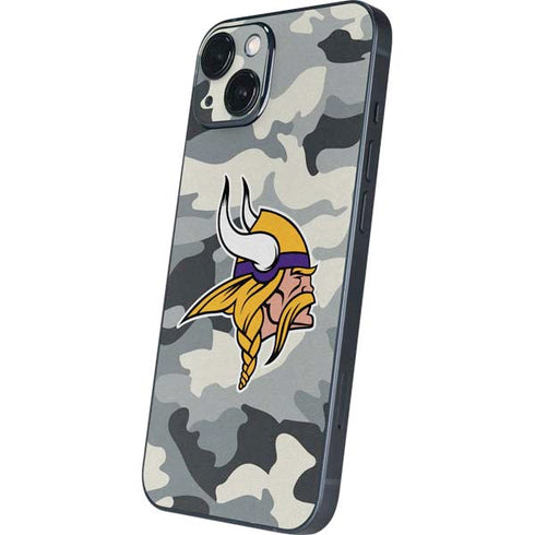 NFL Minnesota Vikings Camo iPhone 14 Skin