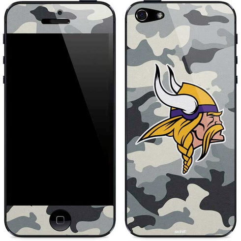 NFL Minnesota Vikings Camo iPhone 5/5s/5SE Skin