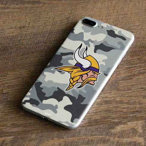 NFL Minnesota Vikings Camo iPhone 8 Plus Skin