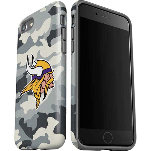 NFL Minnesota Vikings Camo iPhone SE (2nd & 3rd Gen) Pro Case