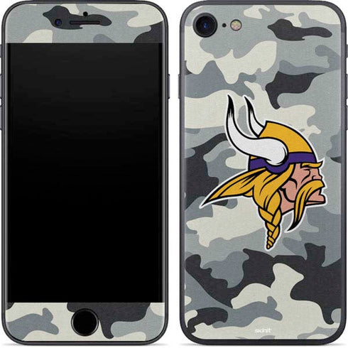 NFL Minnesota Vikings Camo iPhone SE (2nd & 3rd Gen) Skin