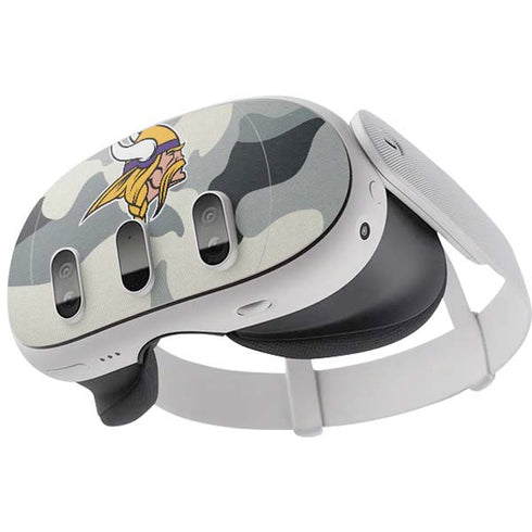 NFL Minnesota Vikings Camo Meta Quest 3 Skin