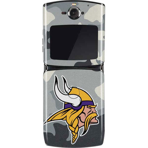 NFL Minnesota Vikings Camo Motorola RAZR Skin