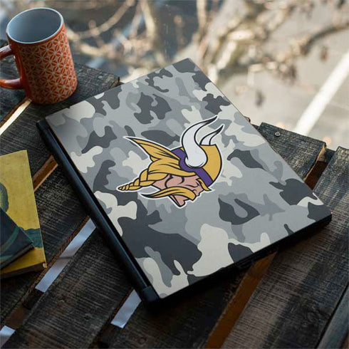 NFL Minnesota Vikings Camo MSI GS65 Stealth Laptop Skin