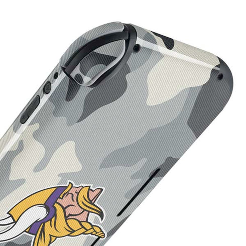 NFL Minnesota Vikings Camo Nintendo Switch Lite Skin