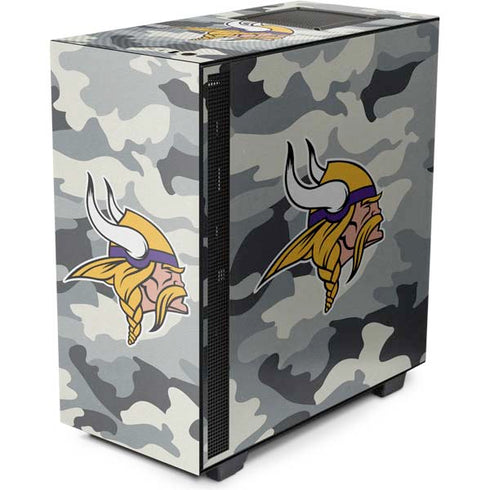 NFL Minnesota Vikings Camo NZXT H510 Compact ATX Mid-Tower Case Skin
