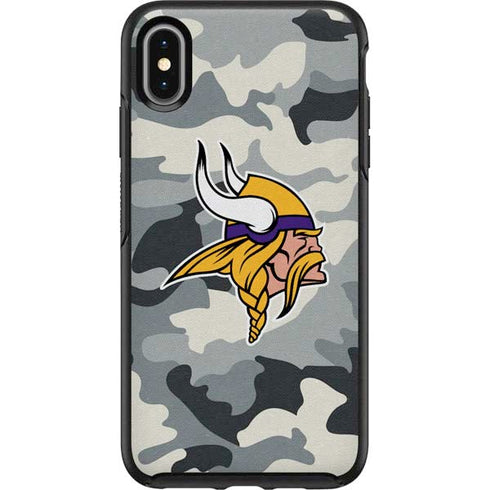 NFL Minnesota Vikings Camo Otterbox Symmetry iPhone Skin