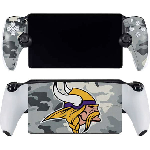 NFL Minnesota Vikings Camo PlayStation Portal Remote Player Skin