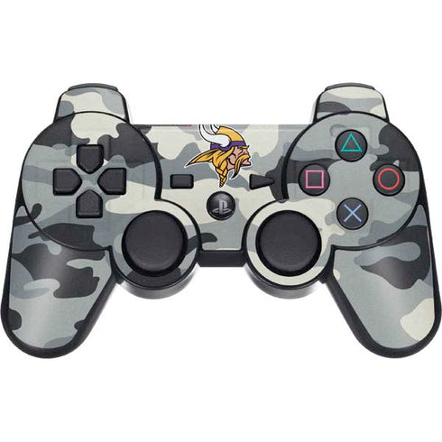 NFL Minnesota Vikings Camo PS3 Dual Shock wireless controller Skin