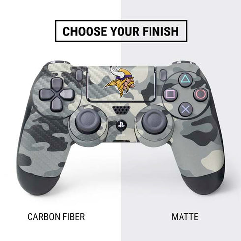 NFL Minnesota Vikings Camo PS4 Controller Skin