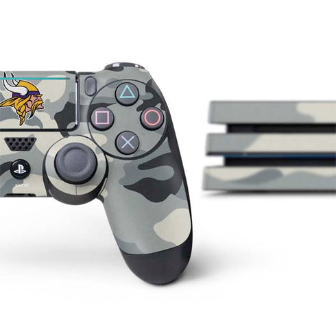 NFL Minnesota Vikings Camo PS4 Pro Bundle Skin