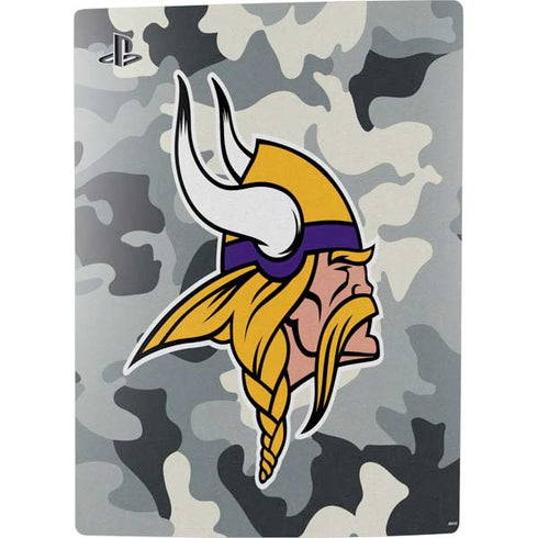 NFL Minnesota Vikings Camo PS5 Console Skin