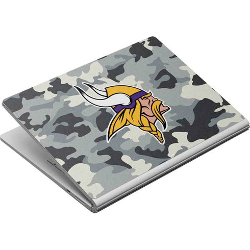 NFL Minnesota Vikings Camo Surface Book Skin