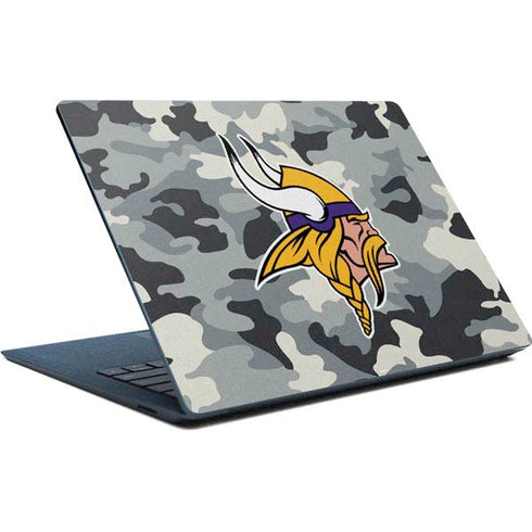 NFL Minnesota Vikings Camo Surface Laptop Skin