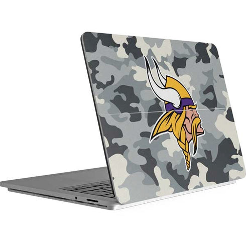 NFL Minnesota Vikings Camo Surface Laptop Studio Skin